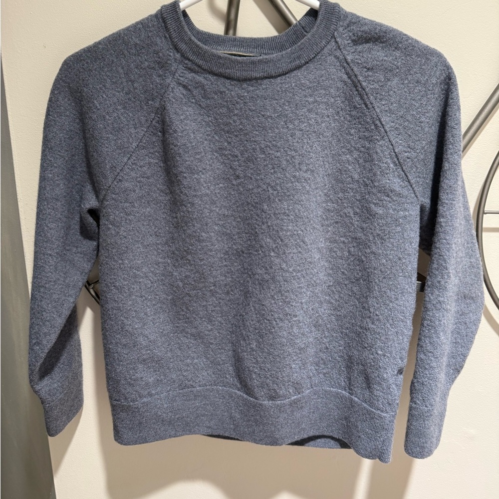 Banana Republic Merino Wool by Baruffa Gray Women's Cropped Sweater